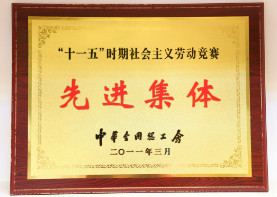 2011年3月十一五时期社会主义劳动竞赛先进集体